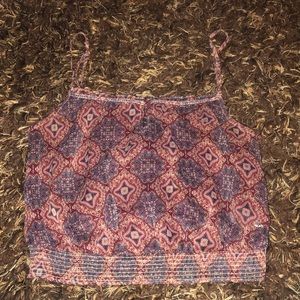 american eagle cute tribal tank top